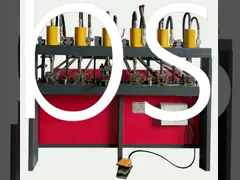 C Shaped Steel Channel Steel Semi Automatic Six Station Punching Machine