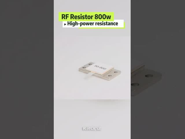 高電源端末 50 オーム RF チップ抵抗 フランジ RIG 800W フランジマウント端末