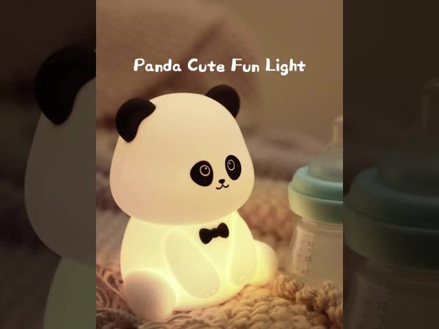 可愛い動物USB 充電可能な赤ちゃんランプ シリコンパンダ LED 夜灯 子供のための夜灯