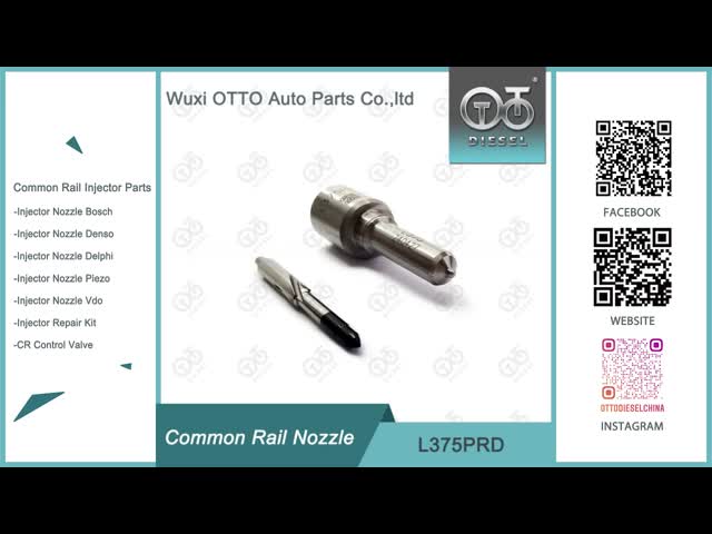 L375PRD Delphi Common Rail Nozzle For Injectors 28236381