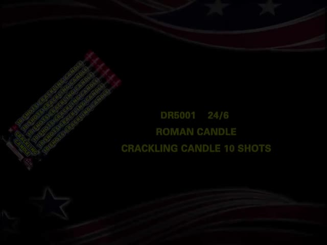 O mandarino de 10 tiros personalizou fogos de artifício, 0.025CBM crepitação Roman Candles