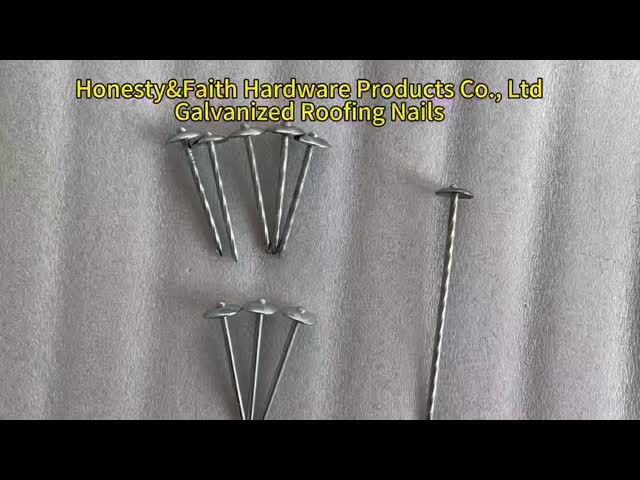4.5mmx65mm Twisted Shank Electric Galvanized Metal Roofing Screws