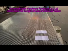 Round Hole 63% Perforation 5m Length Wind Protection Fence Panel