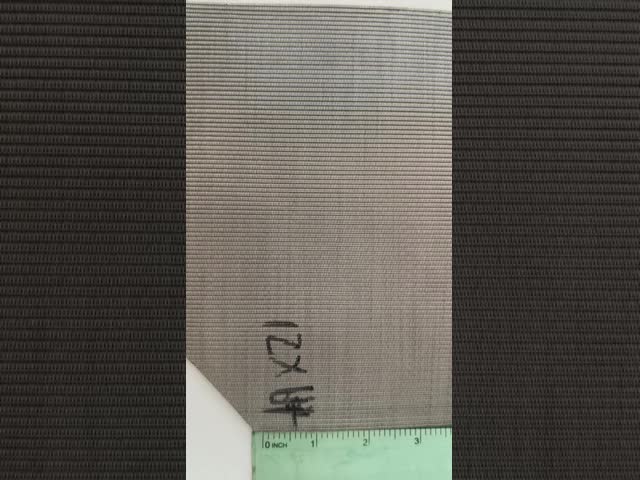 0.56mmx0.40mmのステンレス鋼のオランダの金網12x64の網