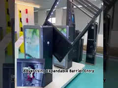 Safety Pejalan kaki Penghalang Gerbang Gerbang Masuk Supermarket IP55 30-40 Orang / Min