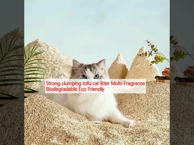 多香りの豆腐猫ゴミ 環境に優しい生物分解性豆腐猫ゴミ
