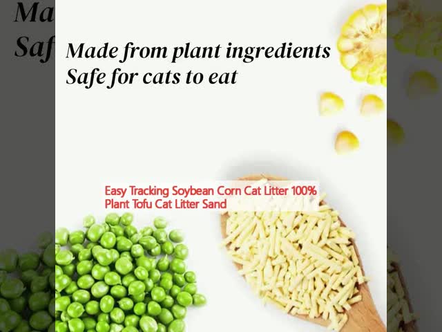 Natural Dust Free Tofu Cat Litter For Fast Clumping And Easy Flushing 1.5mm