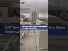 সিএনসি কাটিয়া মেশিন ফোম উপকরণ ম্যাট্রেস এবং আসবাবপত্র শিল্পের জন্য দোলক ব্লেড কাটার