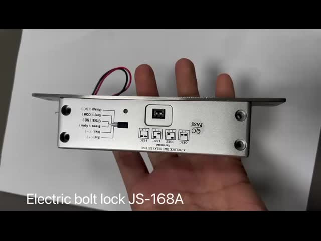 Fechadura da porta elétrica remota do parafuso do controle de acesso com o tempo de atraso Frameless