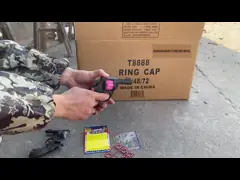 Neuheits-Spielwaren schießen Feuerwerke, 121 Cowboy Cap 8 Schüsse Plastik-Ring Caps