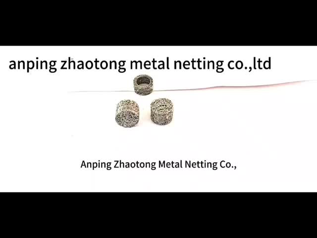 Air / Liquid Filtration Mesh Pad Demister Dia 0.18mm Monel 400mm Free Sample