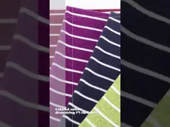 Garens, gekleurd katoenen interlockstof, gekleurd strekkingsribbend materiaal 1*1