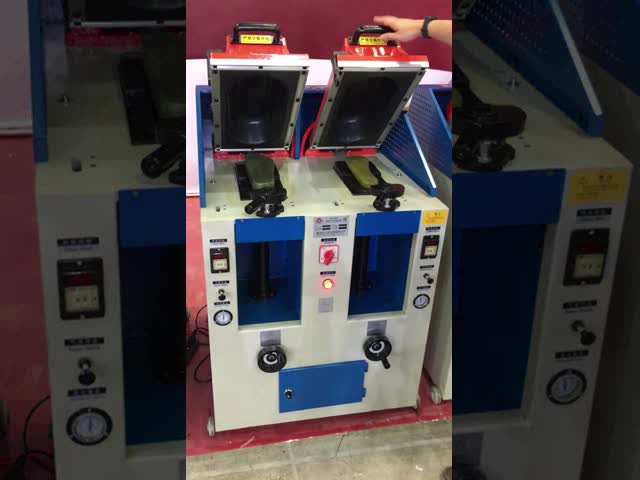 1000 ペア 8 時間 靴 の 底 を 押す 機械 双 ステーション 完全 オートマティック 底 を 押す 機械