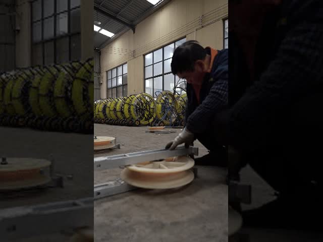 単輪電導線ストリングブロック 5KN-20KNワイヤストリングブロック