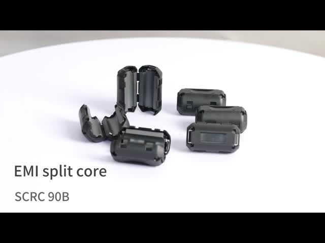 SCRC 90B ケーブルクリップ 電子フェライト 異なるサイズを持つ分割コア