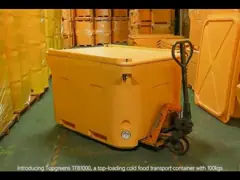 Contenedor de transporte de alimentos fríos con tecnología de aislamiento de 100 kg