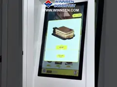 OEM Refrigerated Cooling Locker Style Egg Vending Machine With Touch Screen