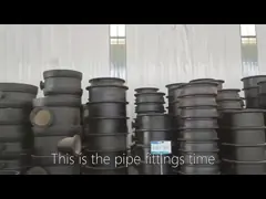ISO2531 Ductile Iron Flanged Equal Tee With Epoxy Coating For Potable Water Systems