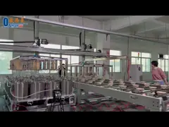 Rotary Coating Machine 24 Working Station For Food  Packaging Industry Vacuum Suction Cup