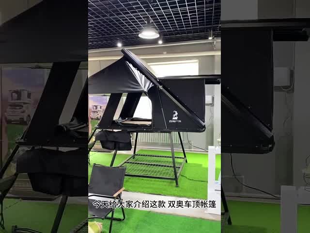 厚いマウントポップアップ屋根ラックテント 車用SUV屋根トップキャンピングカー