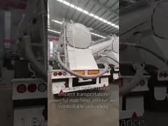 CIMC 3-axle Heavy-duty 50 Cubic Meters 80 Tons Bulk Transport Semi-trailer