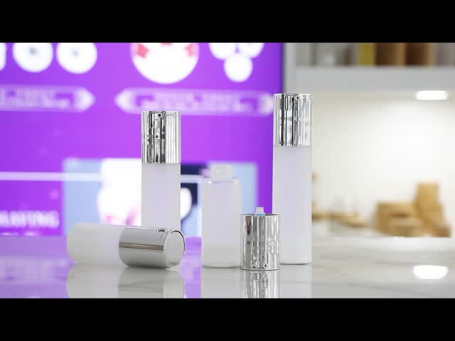 TA023 20ml 30ml 40ml 50ml グロシーマット イン モールド インジェクション クリア フロスト PP PCR 空気のないボトル 基礎化粧品パッケージ