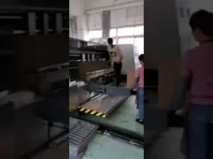 Automatic Steel Flexo Printer Slotter Die Cutter Customized for Carton Box