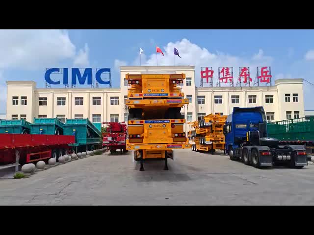 CIMC 3軸 20FT 40ft コンテナ 骨格トレーラー 半トレーラー