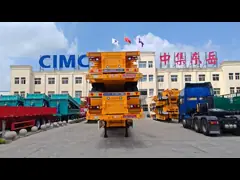 CIMC 3 Axle 20FT 40ft Container Skeleton Trailer Semi Trailer
