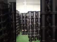 Ductile Iron Flanged Reducing Tee PN10 Pipe Fittings Cement Lining Bitumen Coating