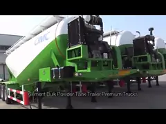 3-Axle Bulk Transport Semi-Trailer CIMC Standard Leg Support and Advanced Suspension