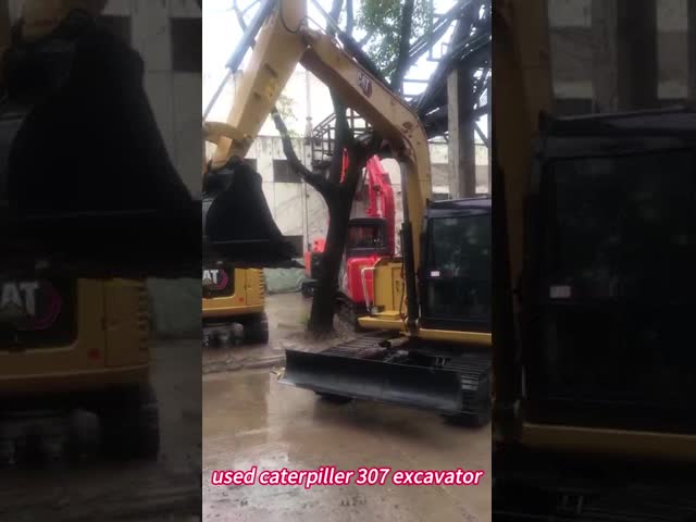 CAT 7トンの古用掘削機 Cat307E 307 307E2 470 作業時間のクローラーマシン