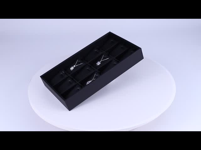 複数のセル 固木ペンダント 収納ラック 豪華ネックレス ディスプレイトレイ