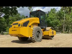 Compacteur hydraulique à rouleaux vibrants GYS14 14 tonnes moteur Weichai à tambour même Xcmg Liugong Sany video