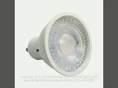 Teco Dip Switch Dimmable GU10 светодиодный прожектор 3CCT 230V 2700K 3300k 4000k Ra98