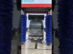Su tasarrufu yapan elektrikli otobüs yıkama sistemi PLC kontrolü ile 80L/ araba su tüketimi ile