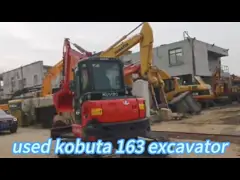 Kubota KX163 Excavator in Good Condition and Health with Original Design from Japan's