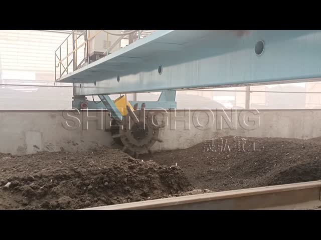 SHLF-3000 Model Fermentation Compost Equipment with 800*350mm Outlet Diameter and Customizable Color