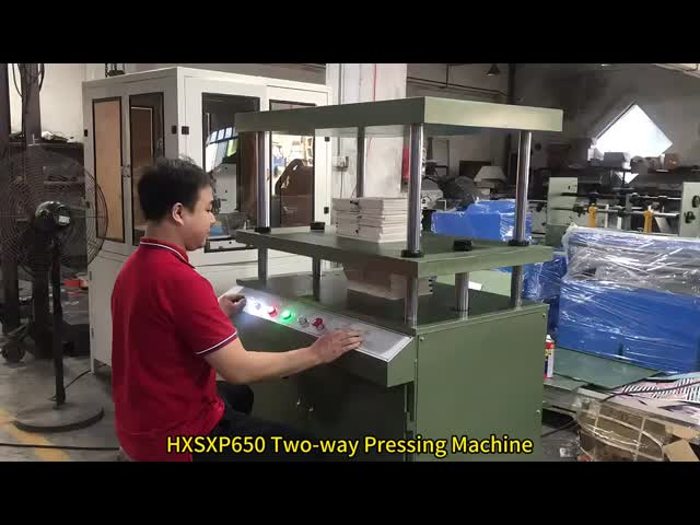 HXSXP750 Double Directions Hydraulic Pressing Two-Way Pressing Machine for Hardcover Book Block