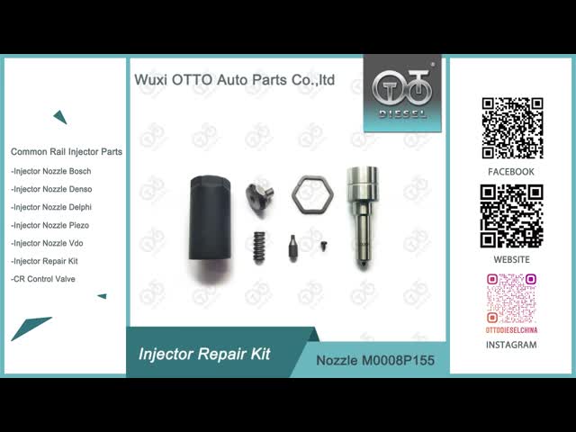 Kit de reparação de injetores Siemens para injetores 5WS40536 / 8200903034 / A2C59513484