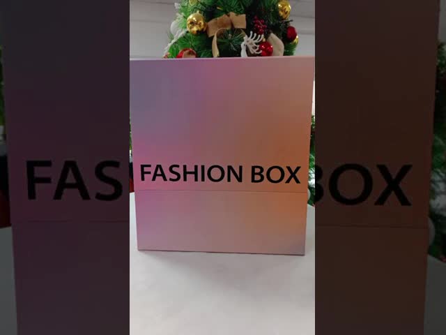 マットラミネート 折りたたみ ギフトボックス リボン フラット