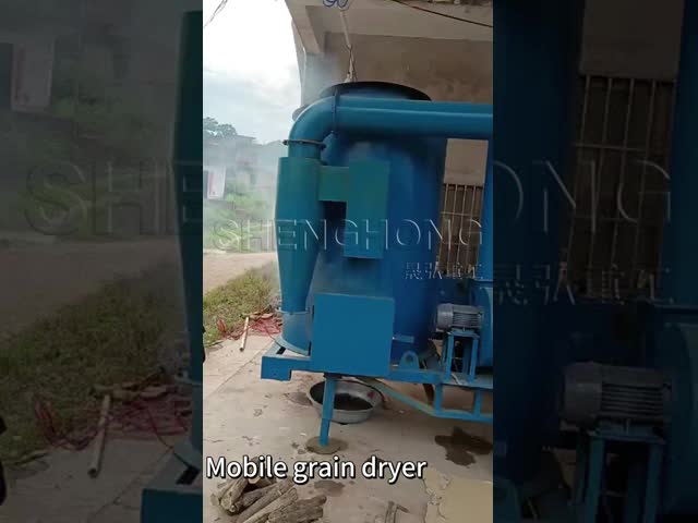 移動式小さいもみ米のより乾燥した穀物機械小型トウモロコシ3KW