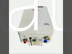 28L Tankless Outdoor Gas Water Heater Wall Mounted Low NOx Emissions