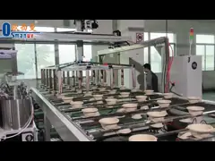 Rotating Base Vacuum Adsorption Pulp Molded Spin Coating Production Line