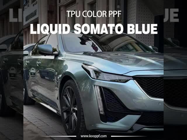 液体ソマト 青色 TPU カラー PPF カーカラー 装飾フィルム 7.5mil K-008