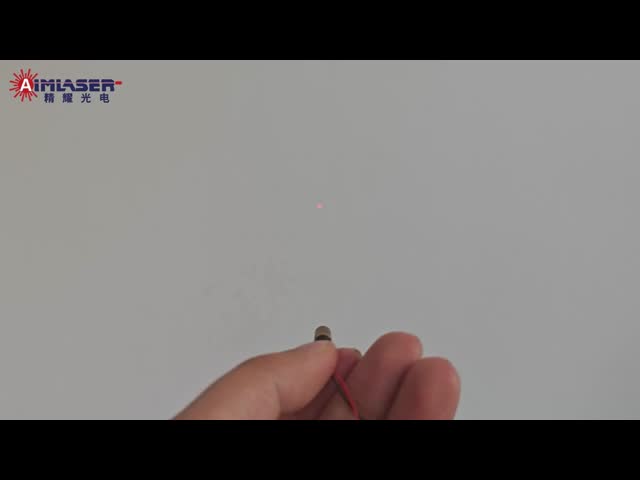 ミニナチュールレーザーダイオードモジュール 650nm 1mW 銃レーザー 視線とグリップ 小型のレーザーヘッド