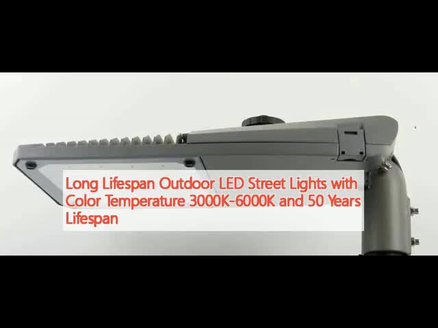 Customized Color Die Casting Aluminum Outdoor LED Street Lights With Long Lifespan