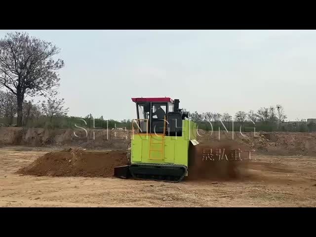 Компоста тернера компоста Windrow земледелия машина органического смешивая 50 T/H