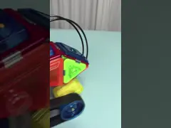 Children'S Gifts Magnetic Blocks Car Fighting Vehicle With Remote Control
