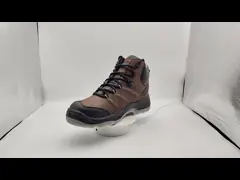 Heavy Duty Steel Toe Work Boots Brown Pu Leather Boots Industrial